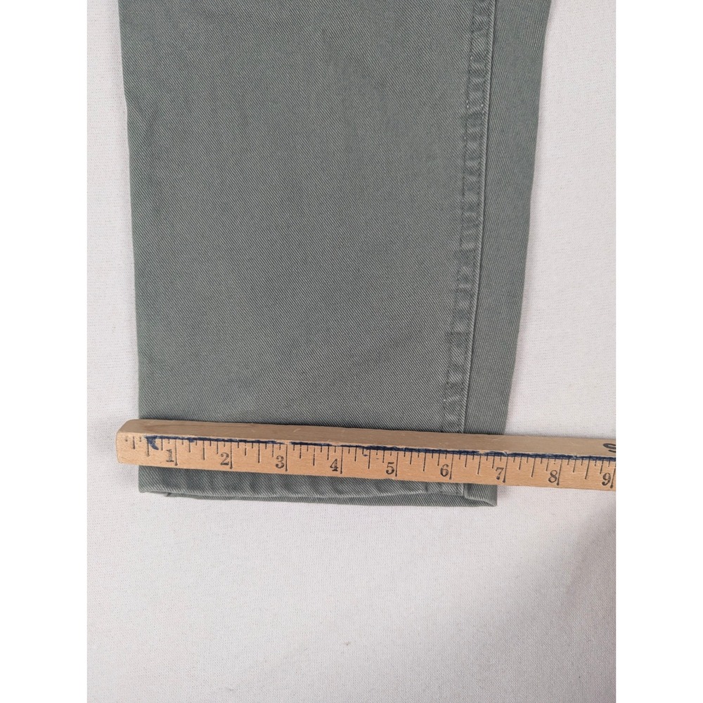Denim Riders by Lee Womens Sage Green High Rise Straight Leg Pants Size 10P - Picture 15 of 16